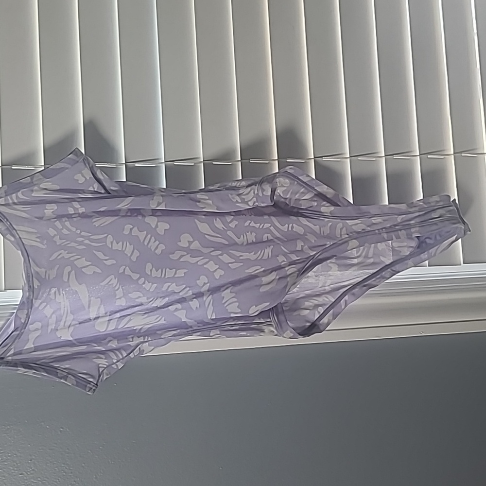 Skims Lilac Swirl Bodysuit - Picture 3 of 4